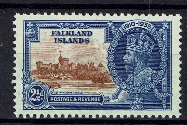 Image of Falkland Islands SG 140d VLMM British Commonwealth Stamp